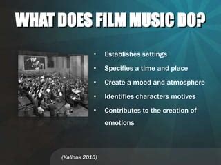 what does film music convey? and how does it influence the pacing of a scene?